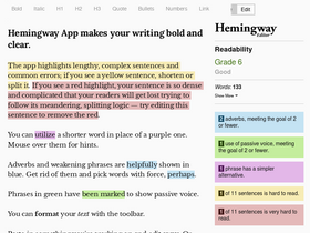'hemingwayapp.com' screenshot