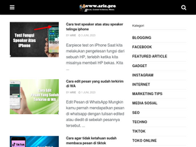 'arie.pro' screenshot