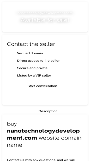 nanotechnologydevelopment.com