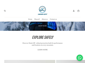 maskofflb.com homepage screenshot