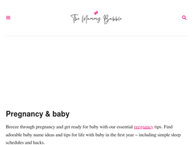 'themummybubble.co.uk' screenshot