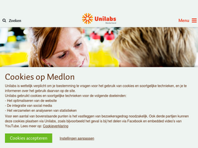 'medlon.nl' screenshot