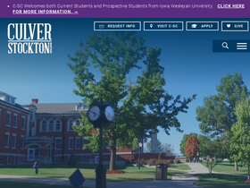 'culver.edu' screenshot