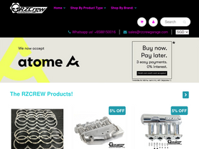 'rzcrewgarage.com' screenshot