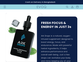 EVOQ website screenshot