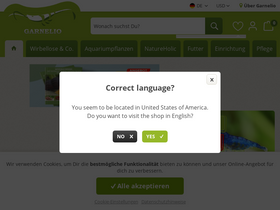 'garnelio.de' screenshot