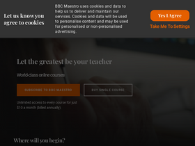 'bbcmaestro.com' screenshot
