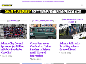 'unicornriot.ninja' screenshot