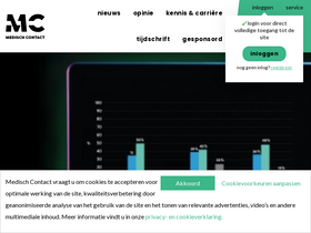 'medischcontact.nl' screenshot