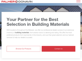 'palmerdonavin.com' screenshot