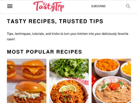 'thetastytip.com' screenshot