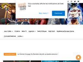 'geekgeneration.fr' screenshot