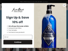 'getjackblack.com' screenshot