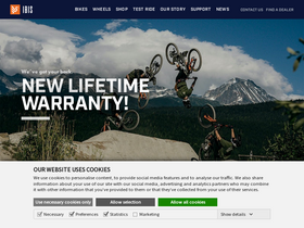 'ibiscycles.com' screenshot
