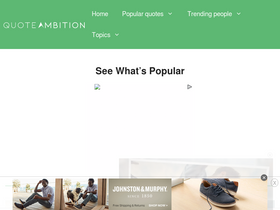 'quoteambition.com' screenshot