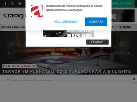 'araraquaranews.com.br' screenshot