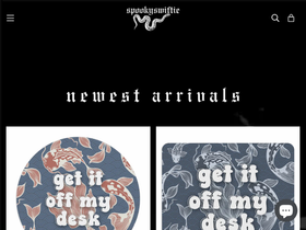 spookyswiftie.com homepage screenshot