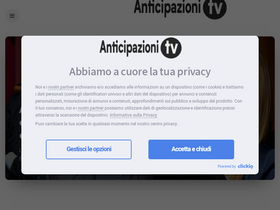 'anticipazionitv.it' screenshot