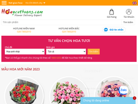 'hoayeuthuong.com' screenshot
