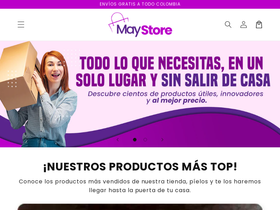 May Store website screenshot
