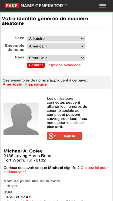 fr.fakenamegenerator.com