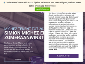 'beerschot.be' screenshot