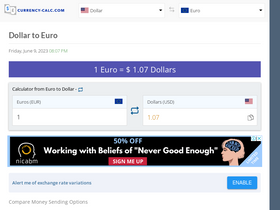 'currency-calc.com' screenshot