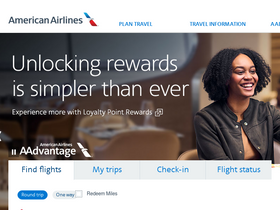 'americanairlines.in' screenshot