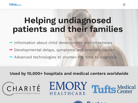 'fdna.health' screenshot