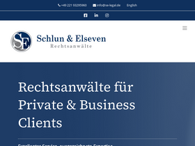 'se-legal.de' screenshot