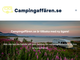 'campingaffaren.se' screenshot