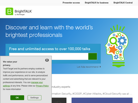 'brighttalk.com' screenshot