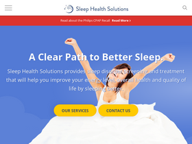 'sleephealthsolutionsohio.com' screenshot