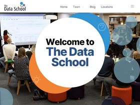 'thedataschool.co.uk' screenshot