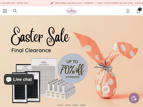 lashmer.com homepage screenshot