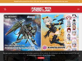 'hobbyfrontline.com' screenshot