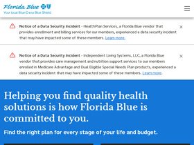 'bcbsfl.com' screenshot