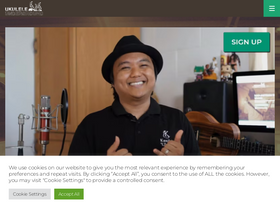 'ukuleleunderground.com' screenshot