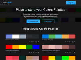 'colorswall.com' screenshot