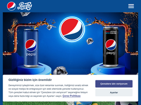 'pepsi.com.tr' screenshot