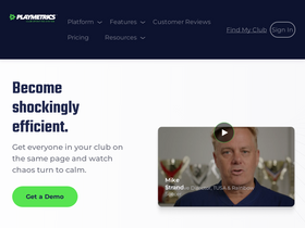 'playmetrics.com' screenshot