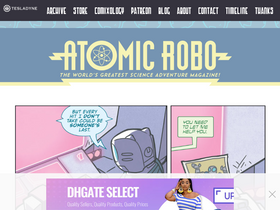 'atomic-robo.com' screenshot
