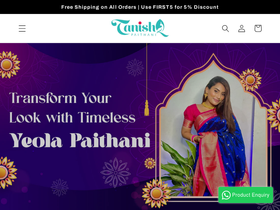 tanishqpaithani.in homepage screenshot