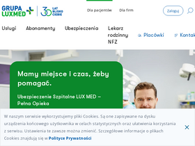 'onkologia.luxmed.pl' screenshot