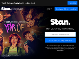 'stan.com.au' screenshot