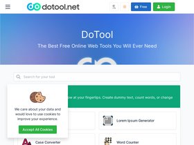 'dotool.net' screenshot