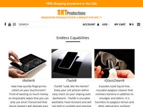 sktproductions.com homepage screenshot