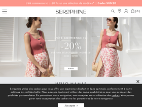 'seraphine.fr' screenshot
