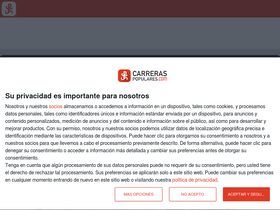 'carreraspopulares.com' screenshot