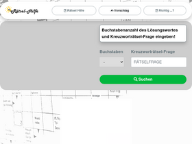 'raetsel-hilfe.de' screenshot